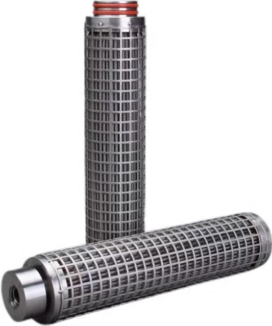 20um 10'' Stainless Steel Mesh Pleated Filter Cartridge for Various Hydraulic Oils and Lubricating Oils of Mechanical Equipment