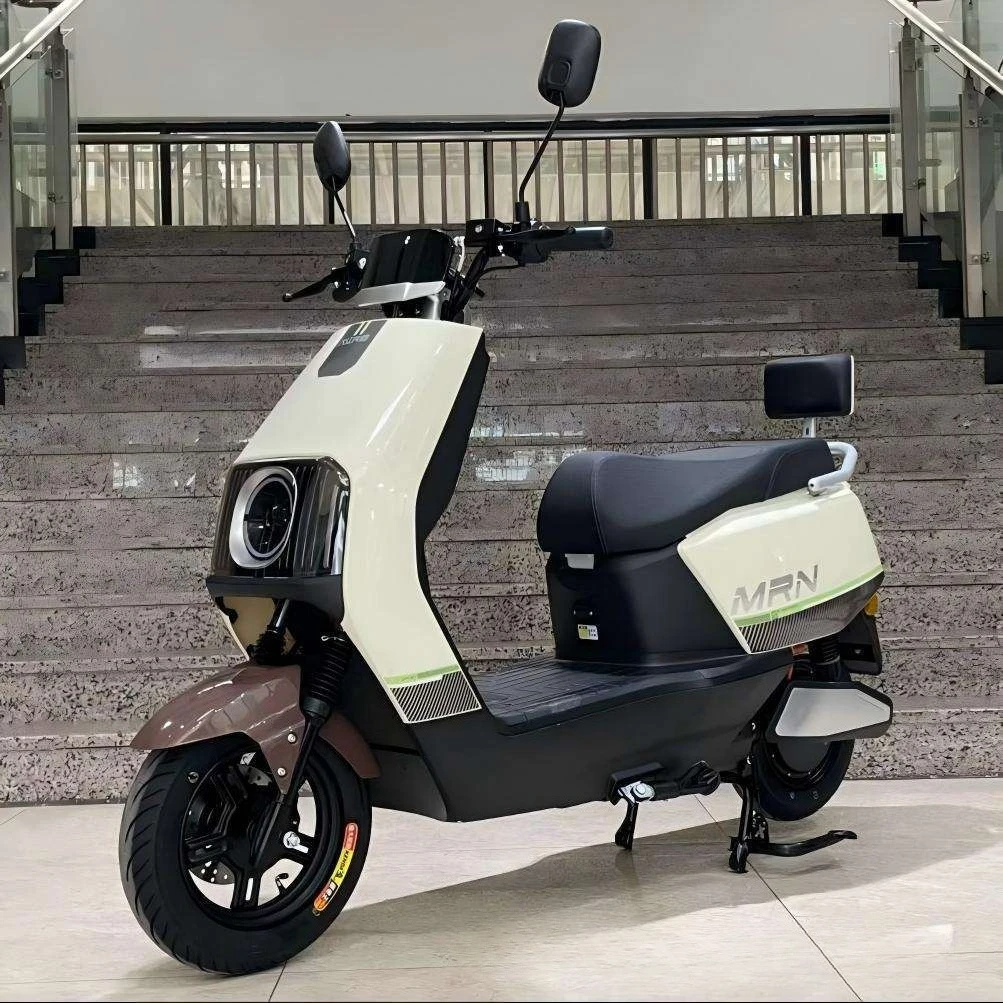 72V Stylish Electric Motorcycle Food Delivery Commuter E-Moped Lithium
