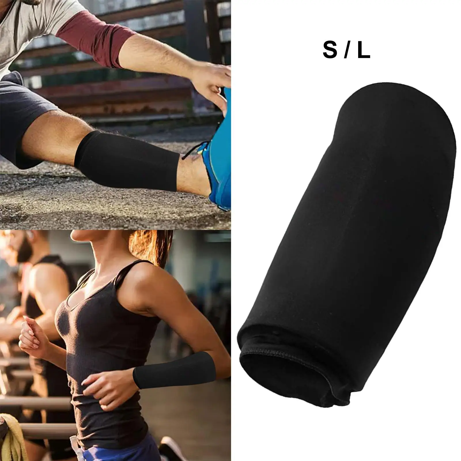 Elbow Ice Pack Hot & Cold Elbow Brace Gel Ice Wrap Compression Sleeve for Wrist Swelling Soreness Reduce Joint Pain Bruising