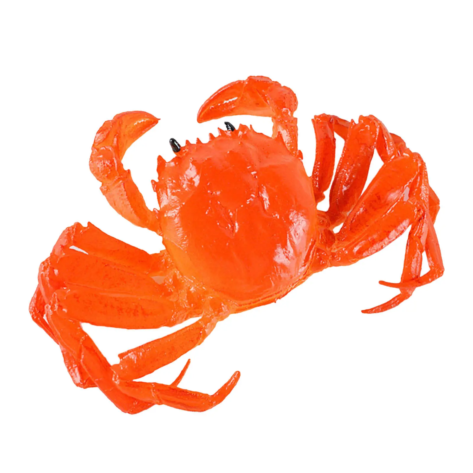 

Adorable Simulation Crab Realistic Fake Sea Animal Decor for Home Office Aquarium Bathtub Pool Party Decoration Educational Gift