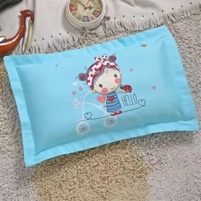 

Four Seasons Soft Comfortable Home Baby Pillows 30x50cm Cartoon Style Children's Pillows Bedding Kindergarten Nap Small Pillows