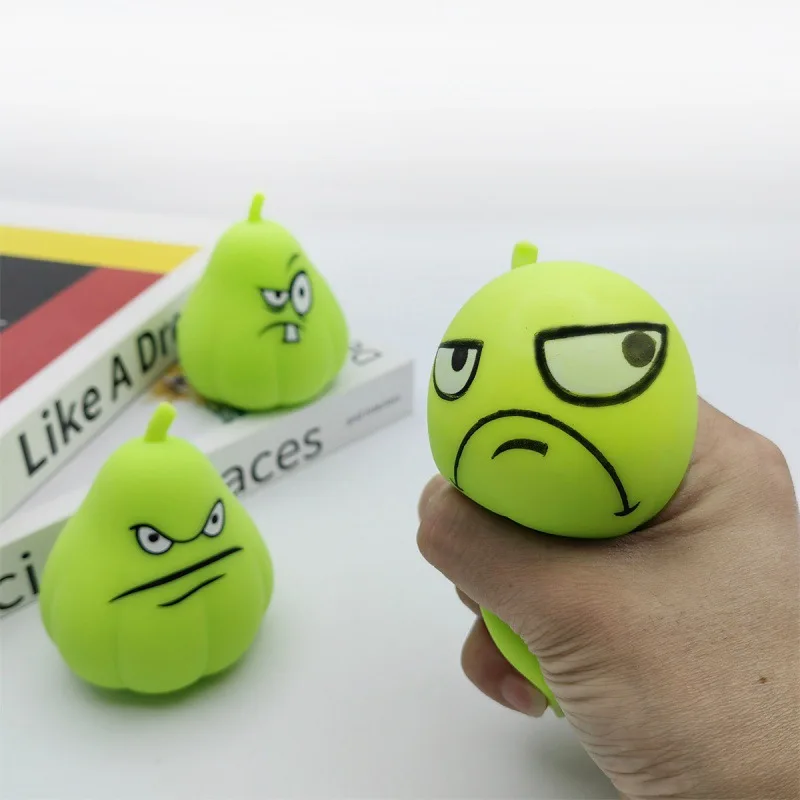 Nuevos niños o adultos creativo japonés melón alivio del estrés Wogua pellizco música liberador pelota de juguete