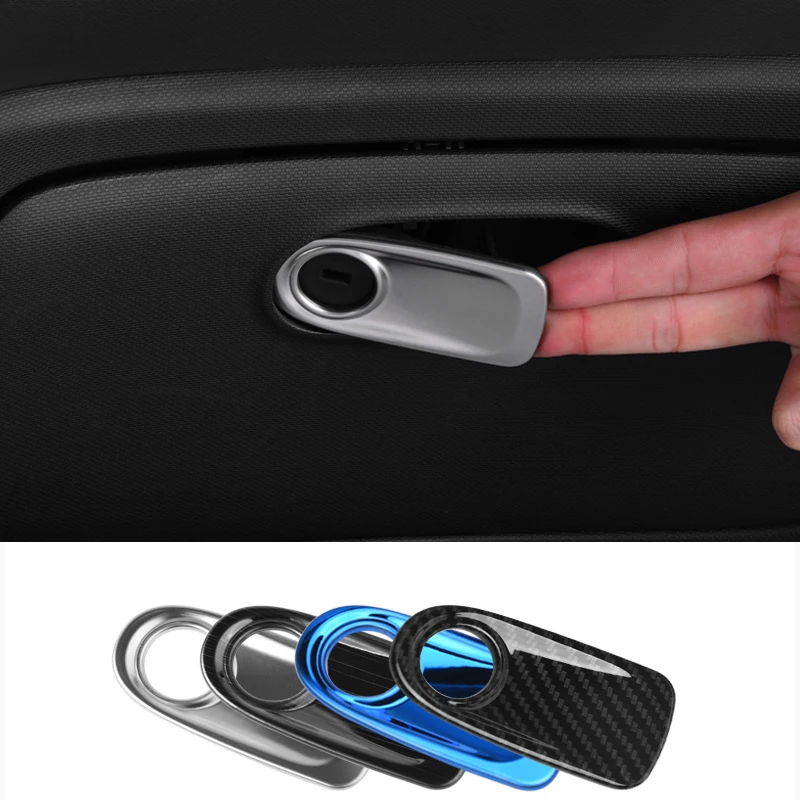 

for Smart 453 Fortwo 453 Forfour Interior Car Accessories Glove Box Handle Trim Inner Door Compartment Latch Handle Sticker 2020