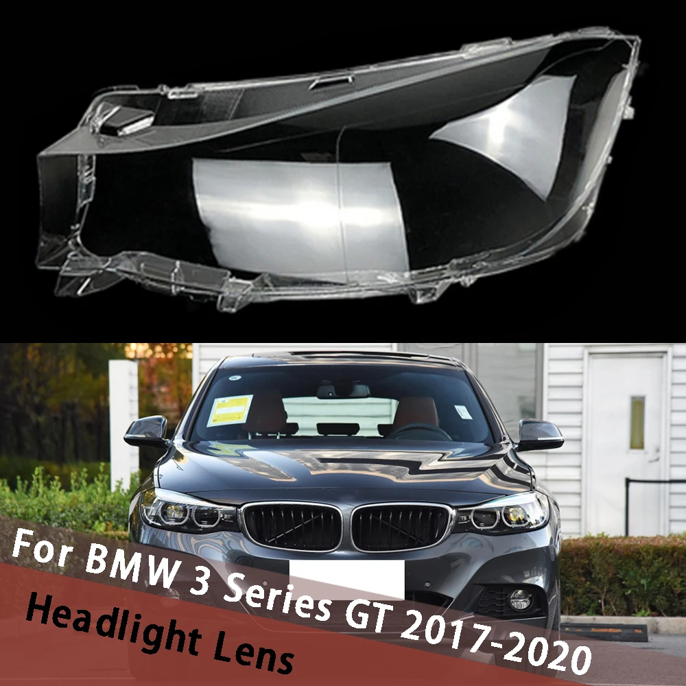 

For BMW 3 Series GT 2017 2018 2019 2020 Head Light Lens Housing Lampcover Shell Lampshade Shade Headlight Cover Headlamp Shell