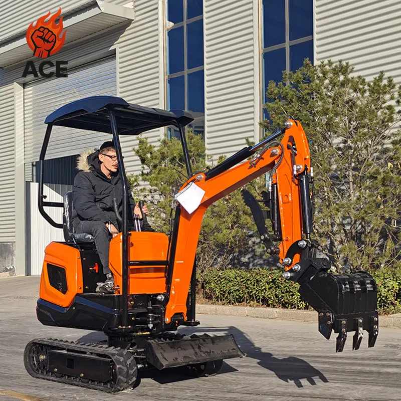 free shipping kubota 1.2 Ton Excavator Multifunctional Mini excavator 1.8 Ton customized Excavator Small digger For Garden Farm