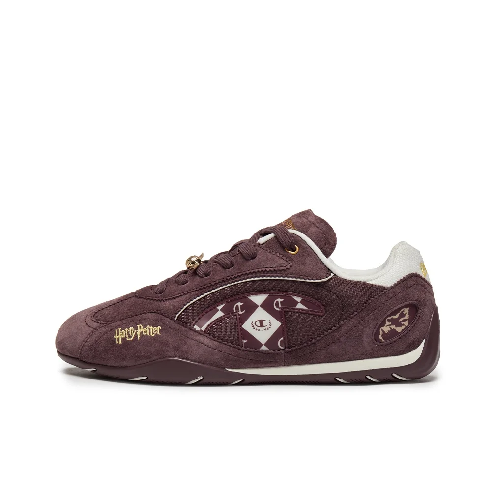 Chaussures basses décontractées HARRY POTTER x Champion pour homme, couleur poudre de cacao/jaune maïs