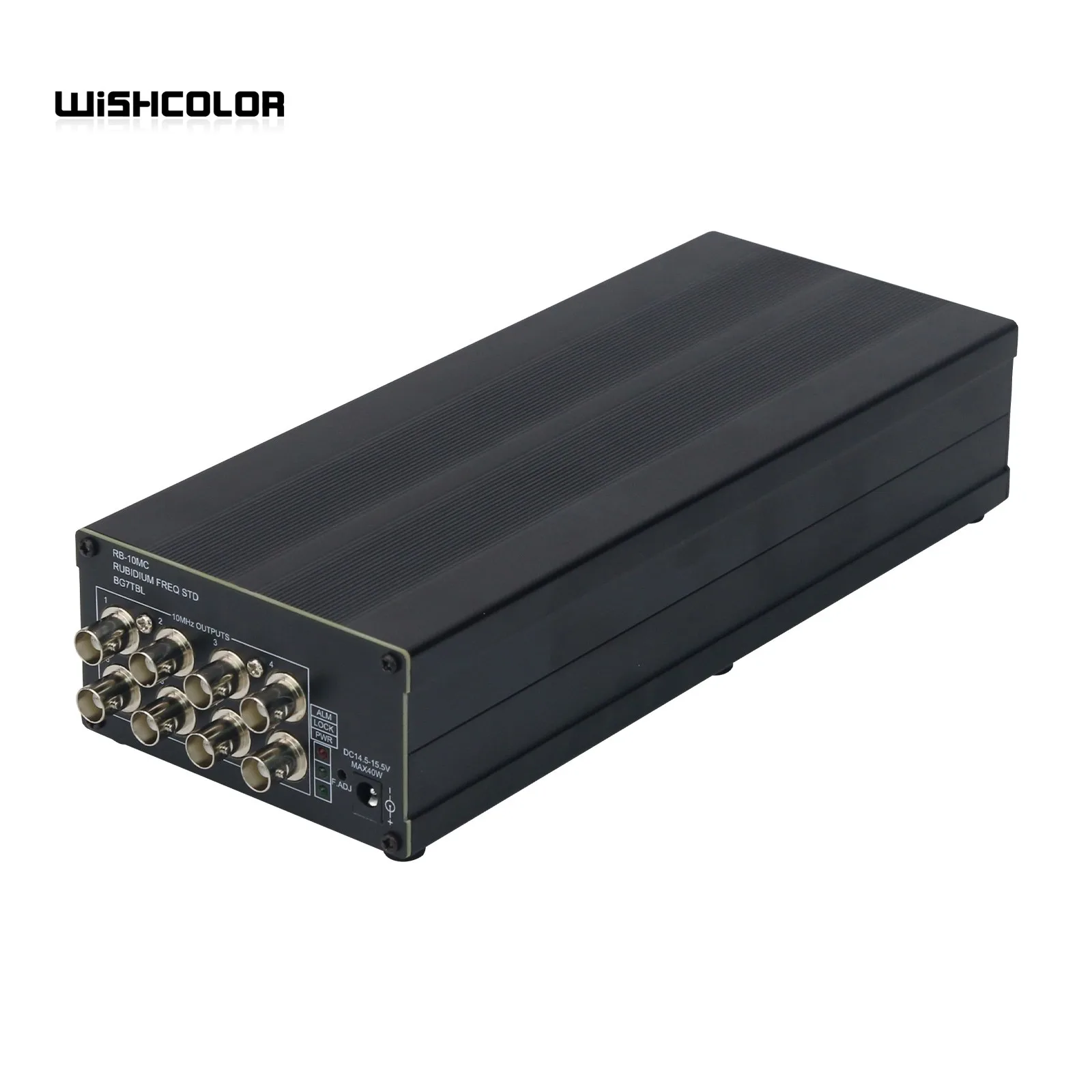 Wishcolor RB-10MC 10MHz 8-Channel High Precision Rubidium Frequency Standard Built-in SA.22C Rubidium Clock 15V Power Supply