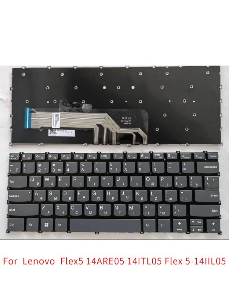 

Новая клавиатура для ноутбука Ru для Lenovo Flex5 14ARE05 14ITL05 Flex 5-14IIL05