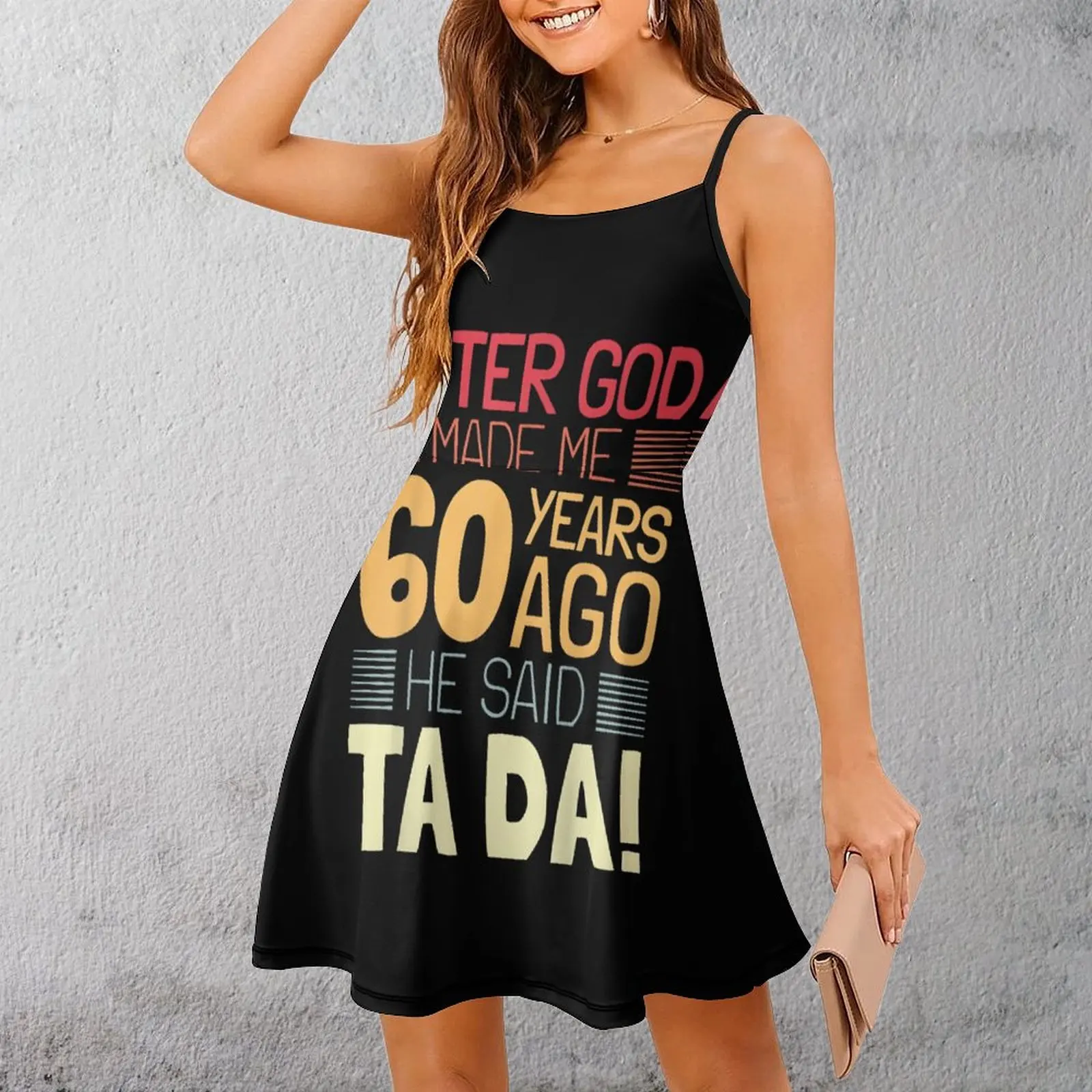 

Экзотическое женское платье, платья для празднования 60-летия дня рождения, дизайн, женское платье на бретельках с графикой, крутые вечеринки, графика с юмором