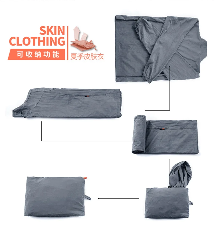 Men Summer Fishing Wear Sun Protective Clothing Outdoor Ultra-thin Breathable Quick Drying Hiking Sports Skin Windbreaker Coat