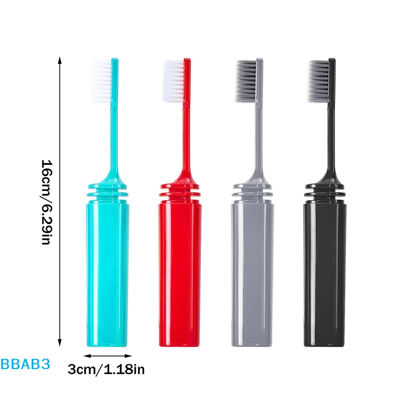 

【B】1 шт. Портативная дорожная зубная щетка, складная, с мягкими щетинками, эффективная, для взрослых