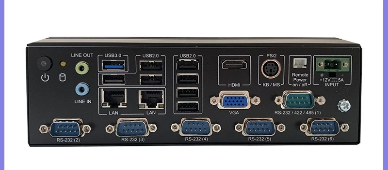 Fanless industrial computer host Embedded industrial computer industrial control host