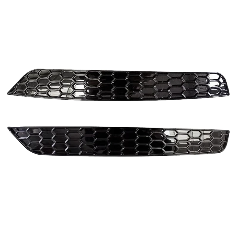 Imagem -04 - Amortecedor Traseiro Honeycomb Refletor Capa Cauda Fog Light Tiras Adesivo Brilhante Guarnição Styling para vw Golf Gti Par