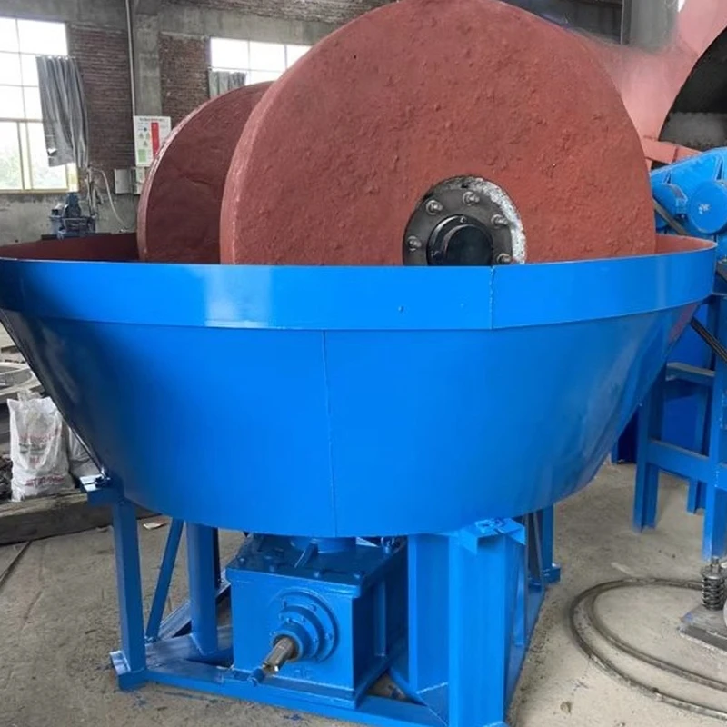 

Factory Seller High Quality Stone Rock Gold Ore Grinder Grinding Machine Double Rollers 1100 1500 Wet Pan Mill