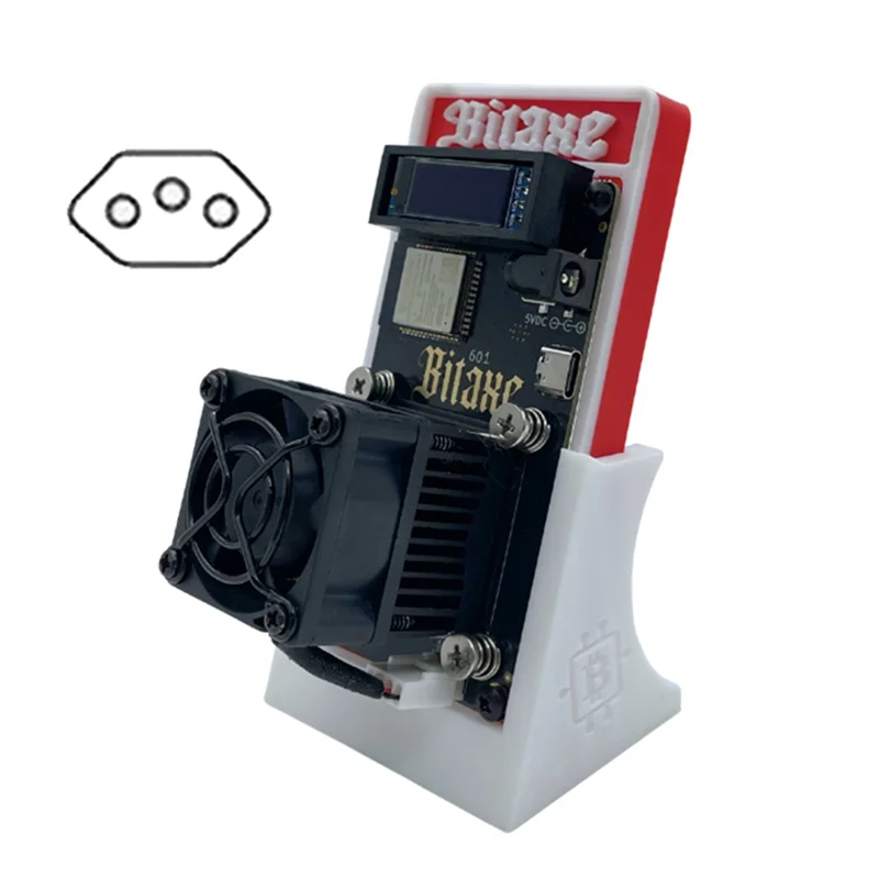 Durevole-Bitaxe Gamma 601 BTC Bitcoin Miner BM1370 Asic Chip 1.2TH/S 18W Solo Miner Per Antminer S21 Pro Stand Wth, Bitaxe Gamma 6