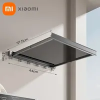 Xiaomi Towel Holder Rack Hanger Collapsible Shower Clothes Shelf  Aluminium Alloy Bath Wall Movable Hook Bathroom Accessories