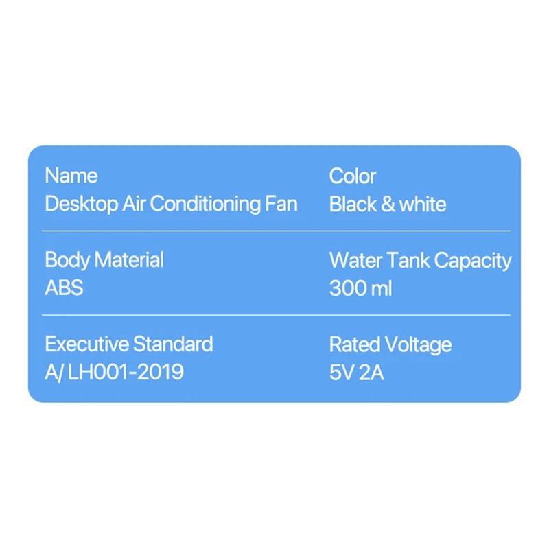 Portable Air Conditioner Home Mini Air Cooler Portable Air Conditioner For Office 6 Gears Wind