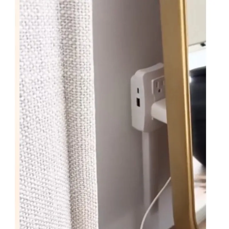 Suitable for  Electrical Outlet Extender Power Sofa Bedside Table Expander