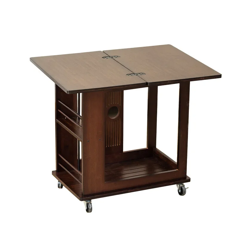 

Журнальный столик для гостиной, небольшой квартиры, мобильная тележка на колесах, складной многофункциональный диван двойного назначения, журнальный столик