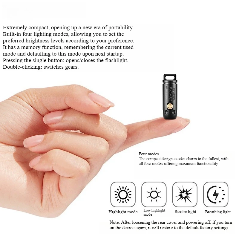 

Mini Flashlight with Ultra-bright LED, Made of Stainless Steel, Keychain Style, Portable, Miniature, Waterproof, Pocket-sized