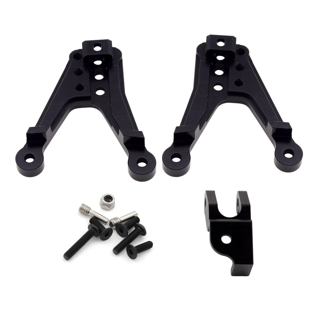 RC samochodowe stop aluminium CNC amortyzatory amortyzatorów dla 1/10 gąsienica RC SCX10 II 90046 90047 części zamienne
