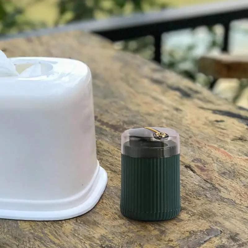 Automatic Toothpick Box Automatic Toothpick Box For Kitchen Tooth Picks Lot Container With 380 Pieces Bamboo Round Toothpicks