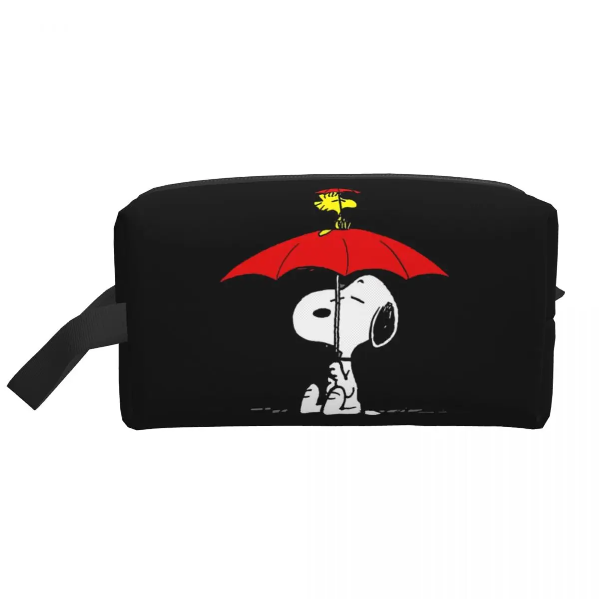 Custom Snoopys Dog Umbrella Cosmetic Bag Women Kawaii Big Capacity Makeup Case Beauty Storage Toiletry Bags