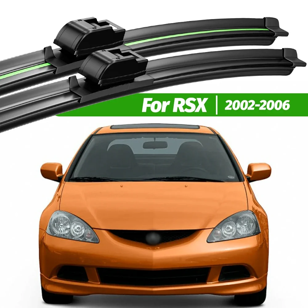 

For Acura RSX 2002-2006 2pcs Front Windshield Wiper Blades 2003 2004 2005 Windscreen Window Accessories