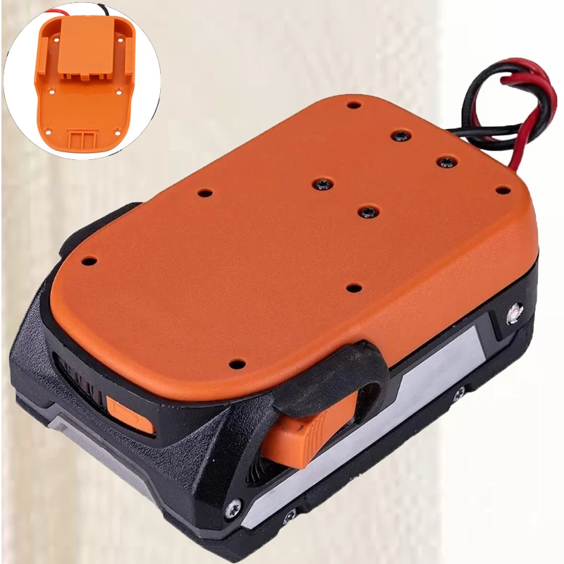 

Power Output Wire Connector Adapter DIY Battery Converter Compatible for RIDGID for AEG 18V Lithium-Ion Batteries for R/C Cars
