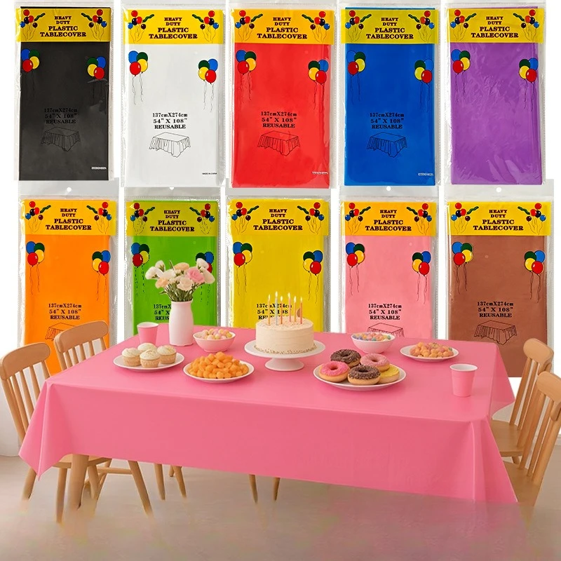 1/5/10 Stück wasserdichte, ölbeständige Einweg-Tischdecke für Picknicks im Freien, Familienessen und Geburtstagsfeiern, Tischdecke