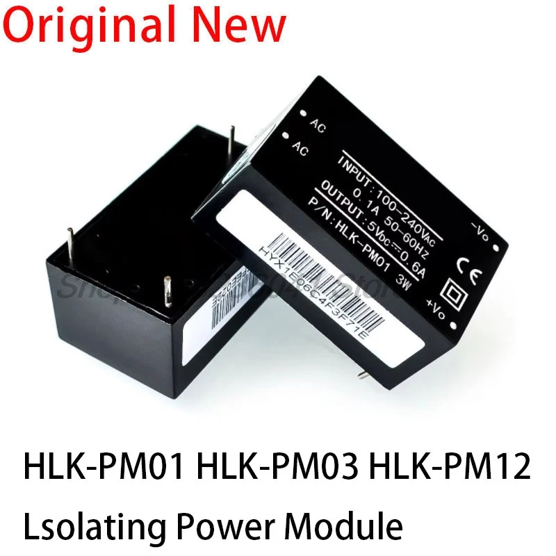 Original HLK-PM01 HLK-PM03 HLK-PM12 AC-DC 220V to 5V/3.3V/12V Mini Power Supply Module Intelligent Household Switch