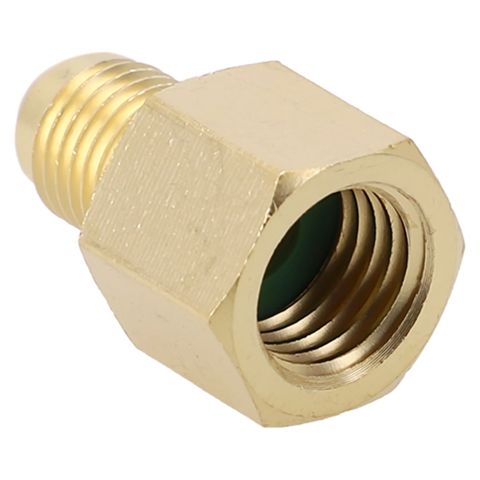 Efficient R134A R12 Car Conditioner Adapter Quick Coupling 1/2 ACME Female 1/4 SAE Suitable for R12 to R134a Conversion