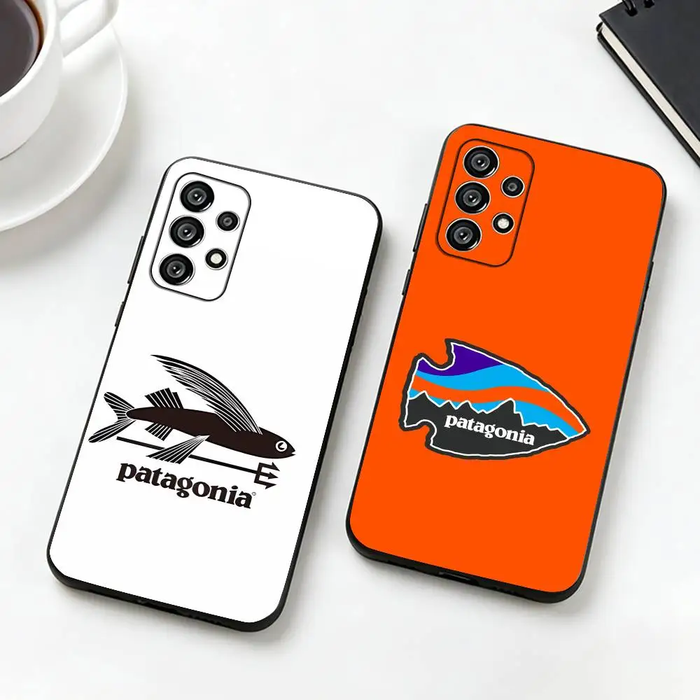 Fashion P-PatagoniaS Luxury  Phone Case Black Silicone Soft For Samsung S25,S24,S21,S22,S23,S30,Ultra,S20,Plus,Fe,Lite