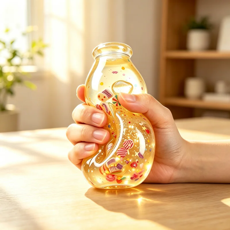Floating Bottle Slow Rebound Stress Relief Sensory Toy Home Decompression Toy Desktop Decoration Adult Party Birthday Gifts