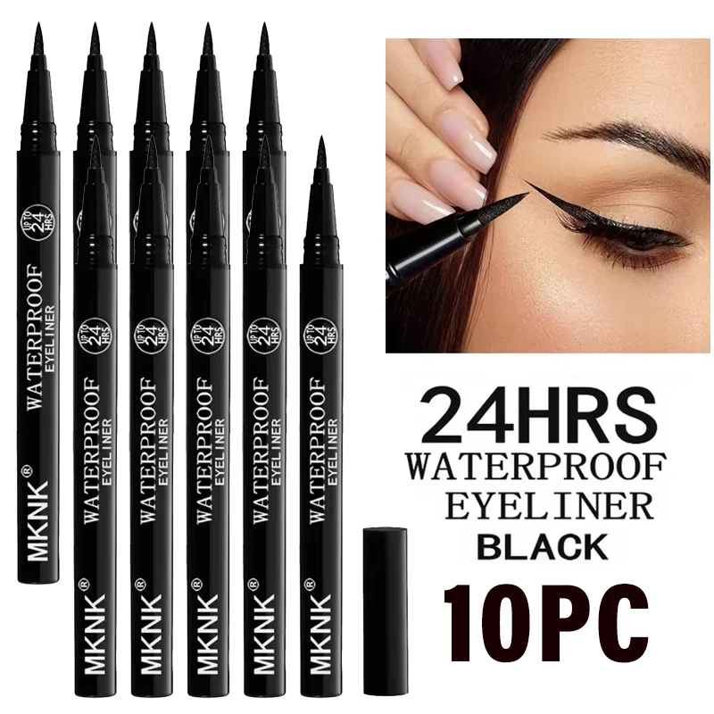 30Pcs Waterproof Lasting Liquid Eyeliner Wholesale No Ink Leakage Smooth Quick-Dry Black Coffee Eyeliner Gel Non-fading Makeup