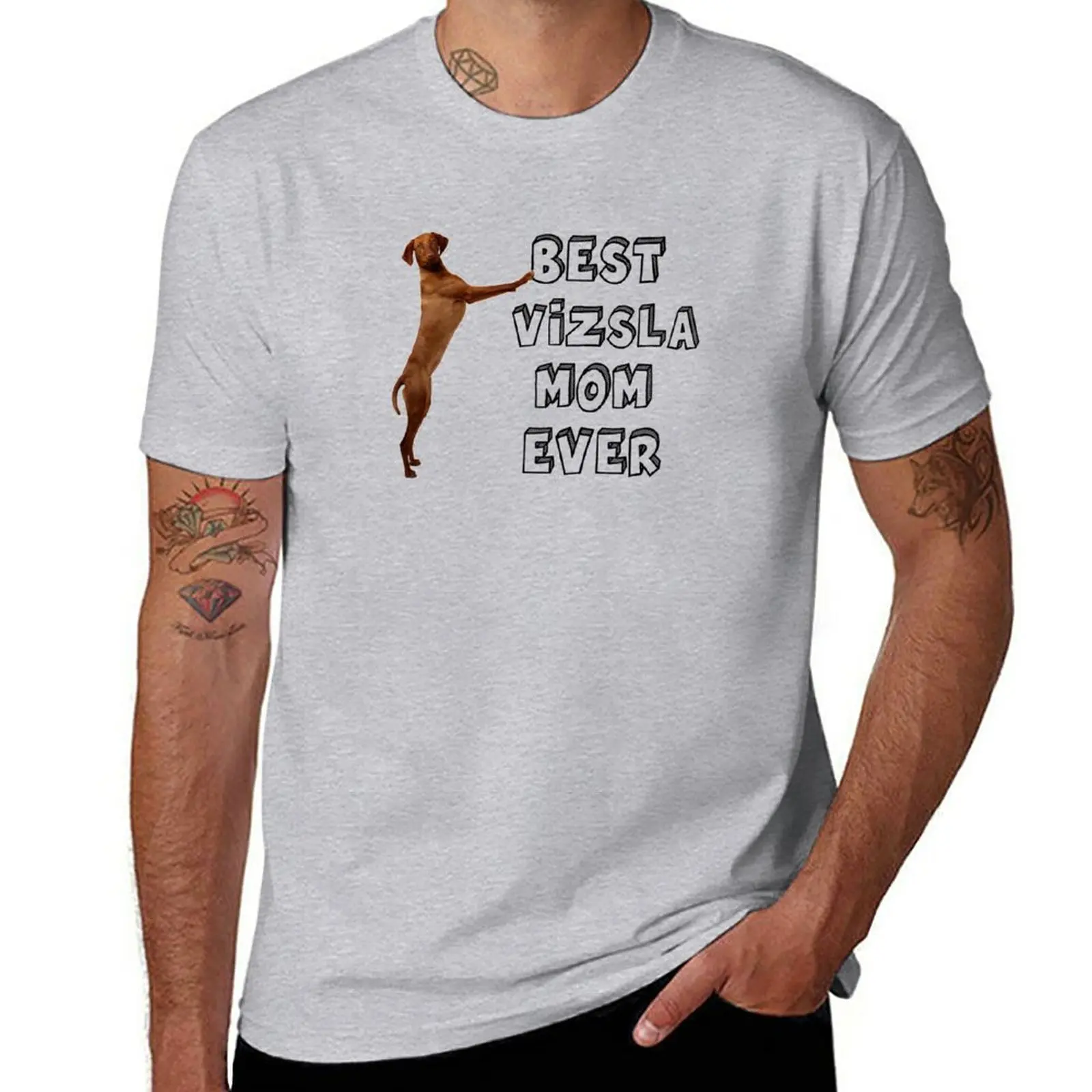 

Vizsla T Shirt - Vizsla Mom T-Shirt hippie clothes plus size tops Aesthetic clothing summer clothes workout shirts for men