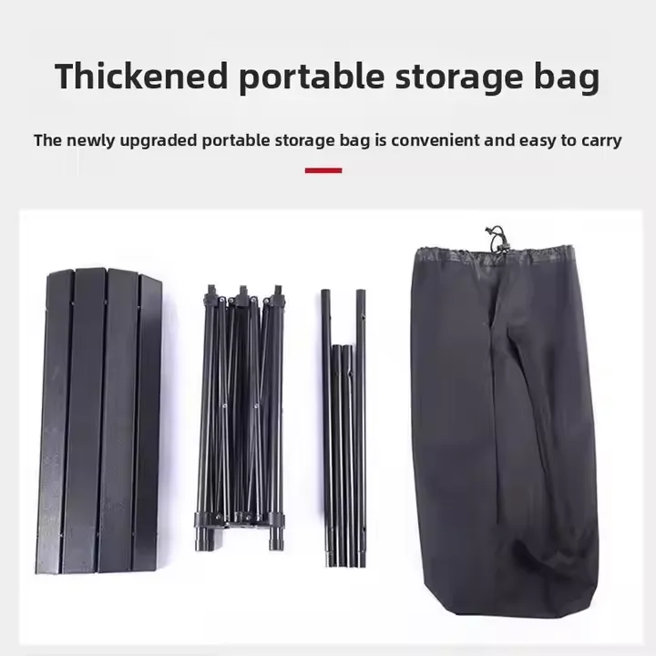 مصنع توريد المحمولة البيض لفة التخييم السفر نزهة الشواء مكتب أثاث خارجي الكربون الصلب طاولة قابلة للطي