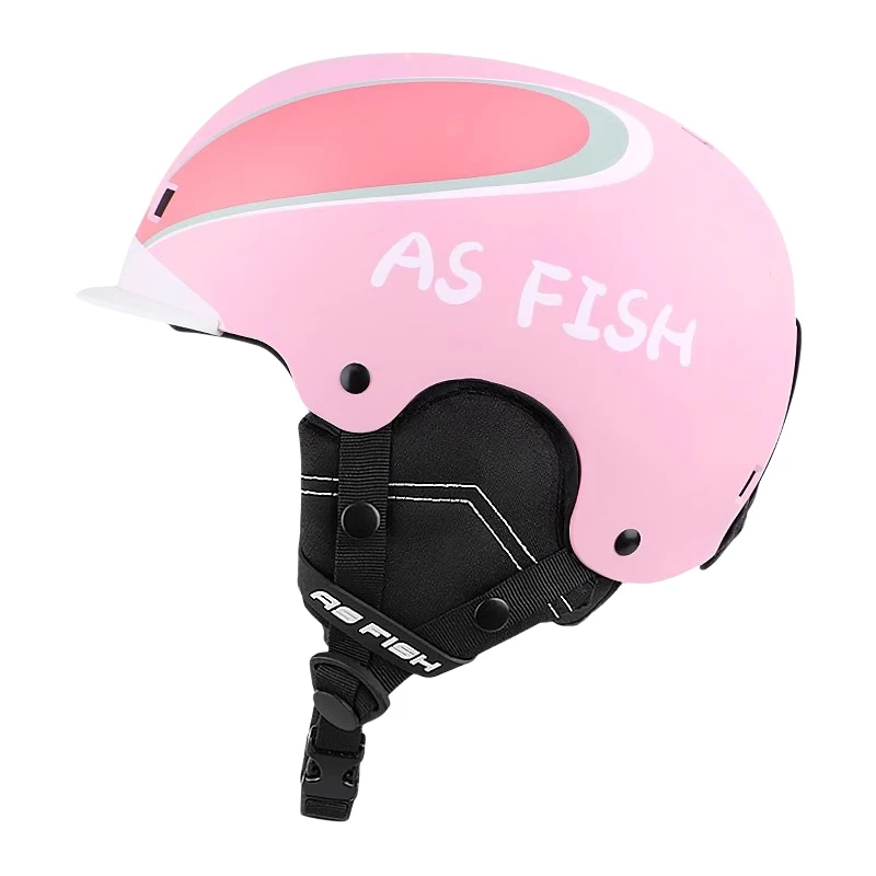 Casco de esquí de media cubierta para niños y niñas, equipo de seguridad integrado antiimpacto, monopatín, Snowboard y ciclismo