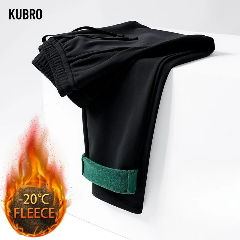 

Мужские повседневные утепленные брюки, осенне-зимние модные удобные прямые деловые брюки на флисовой подкладке, универсальные эластичные брюки