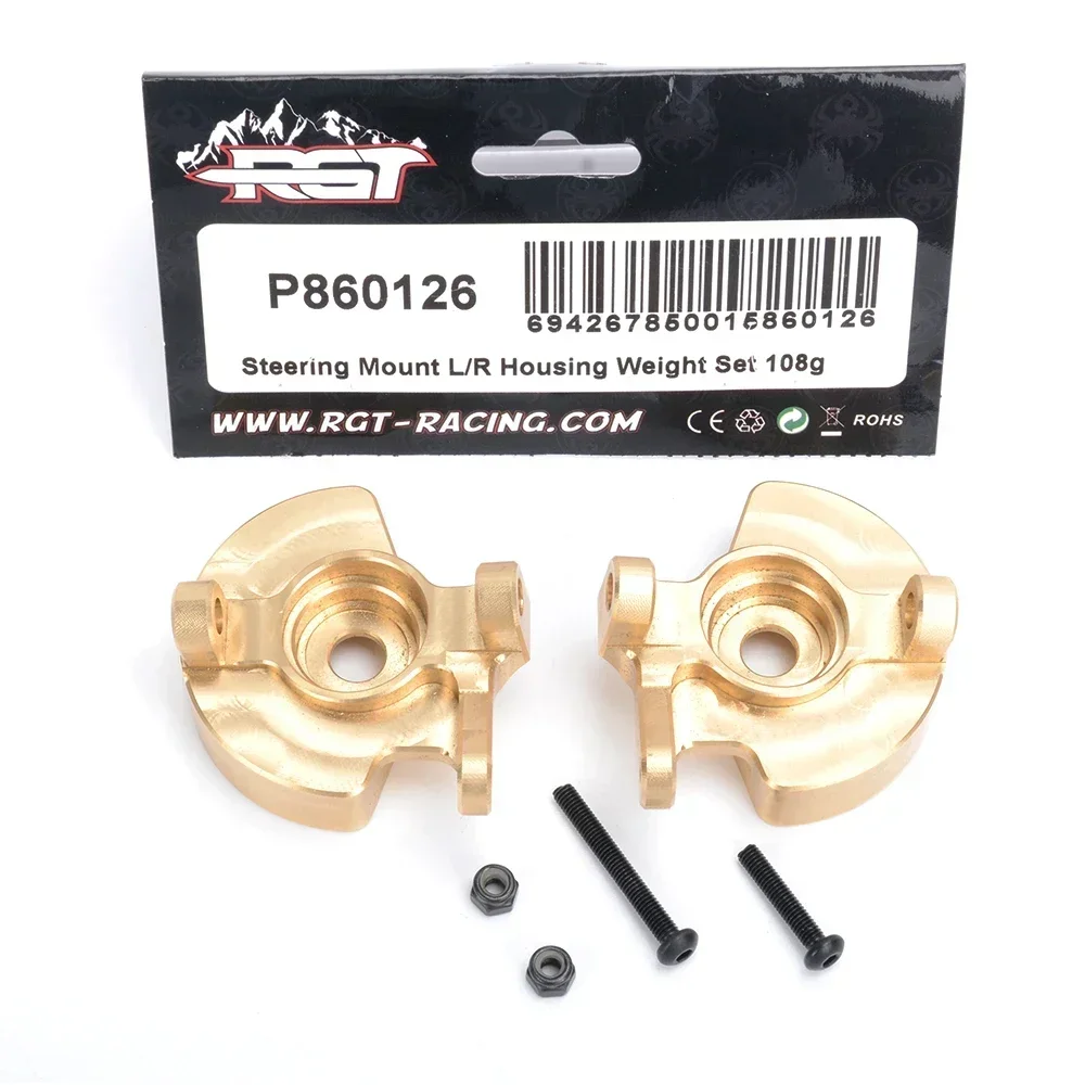 

RGT EX86130 EX86020 Remote Control Model Car Accessories Steering Mount L/R Housing Weight Set 108g P860126
