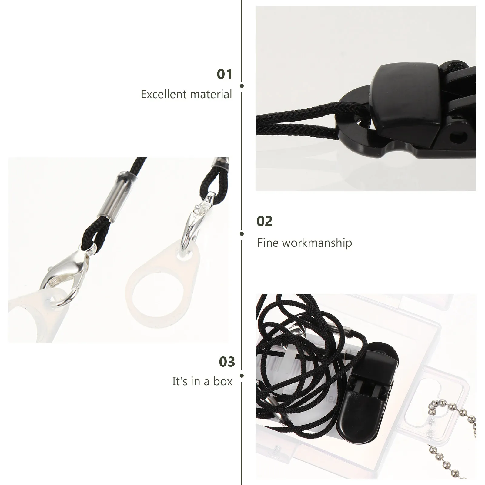 Hearing Aid Protection Rope Strap Simple Bte Strap Adjustable Anti-Lost Hearing Aid Cord Protector for Sports Travel Work