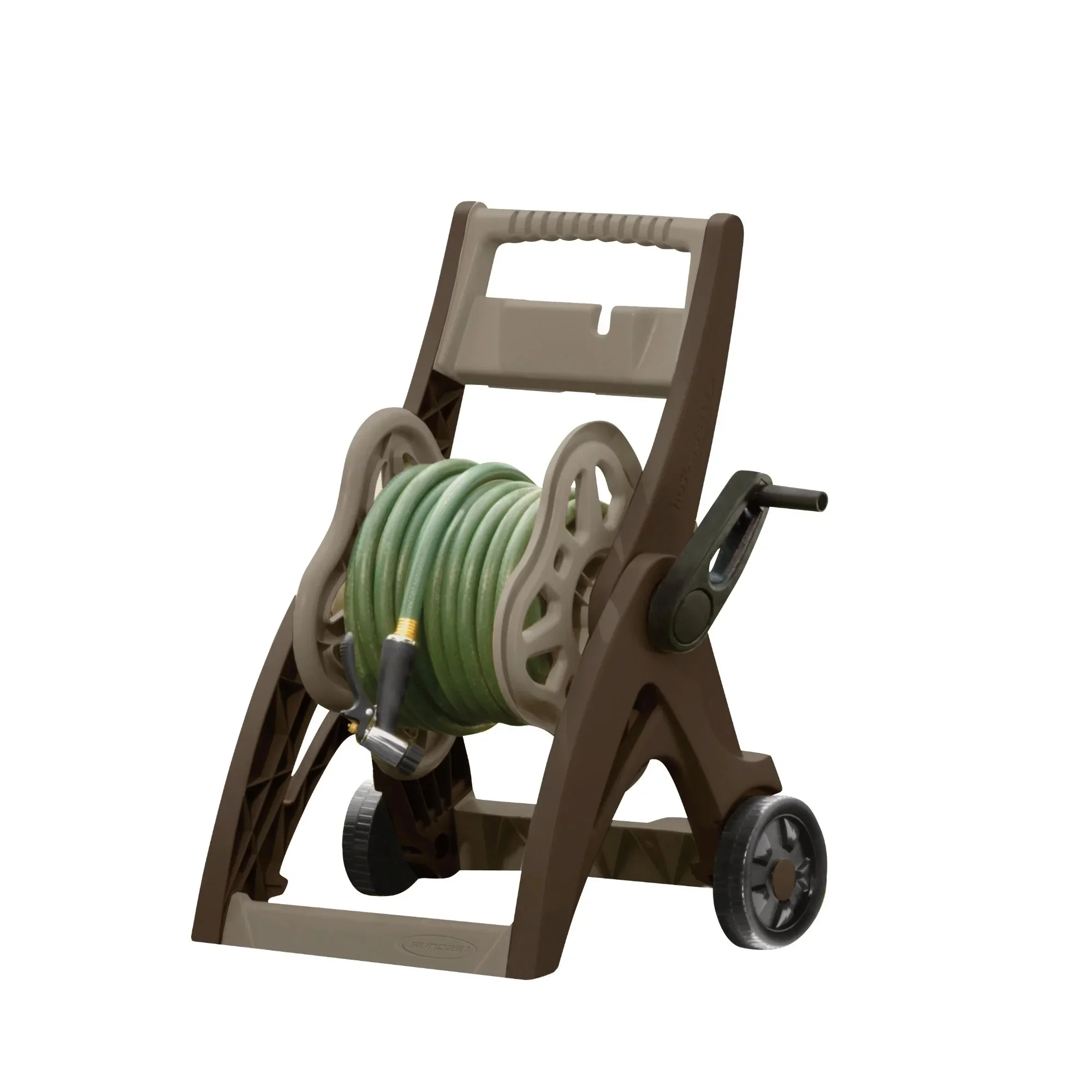 175 ft. Hose Reel Cart, Gray and Taupe