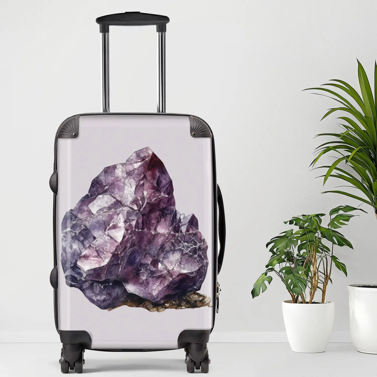 

Crystal10 Luggage, 20/24/28 Inch Luggage, Carry-On, Custom Luggage, Luggage Set, Suitcase, Travel, Vacation, Cabin Suitcase, Cus