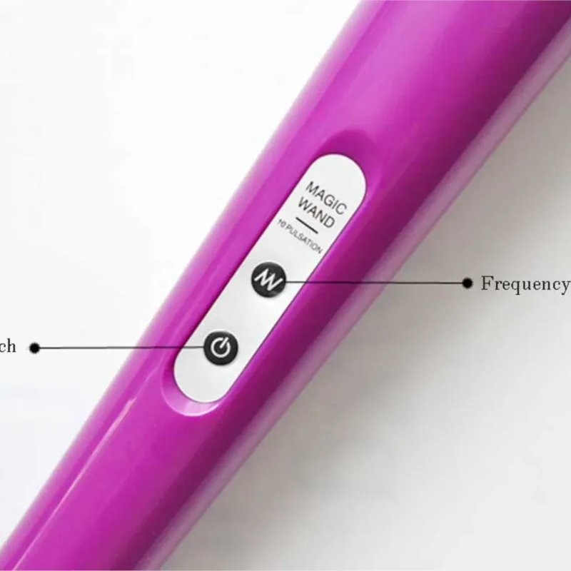 جديد 10 سرعات عصا سحرية مدلك، عصا تدليك عصا سحرية كبيرة AV 32 * 6 سم #4