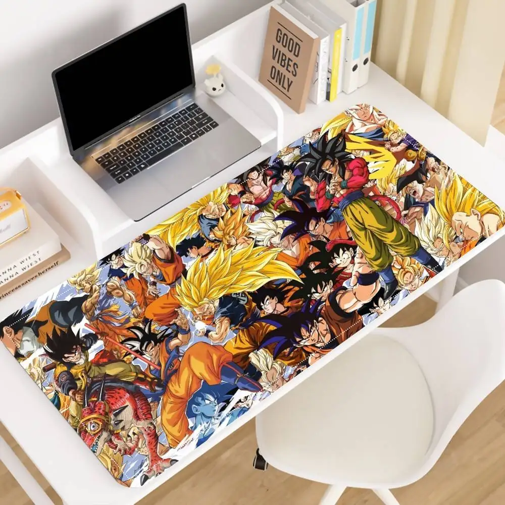 Dragon Ball Anime Son Goku Mousepad Premium Locking Edge Mouse Mat Speed Mouse Pad Ultrafine Surface Desk Mat