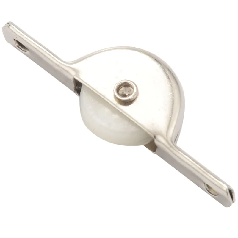 BAAJ-80Pcs Door Window Cupboard Drawer Bin Single Nylon Sliding Roller Pulley Wheel