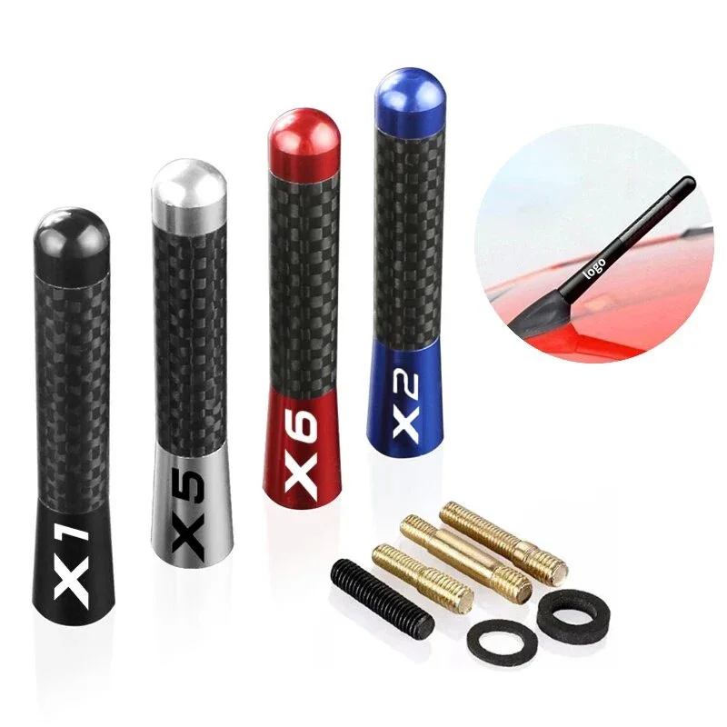 자동차 지붕 라디오 공중 안테나, X1 X2 X3 X4 X5 X6 X7 E46 E83 E90 E60 F15 F20 F45 G08 G60 G18 G20 E36 장식, 8cm