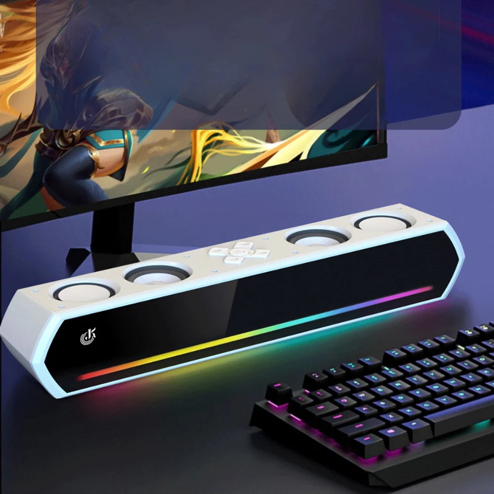 Soundbar Bluetooth 30W com 4 Alto-falantes para TV, PC e Notebook