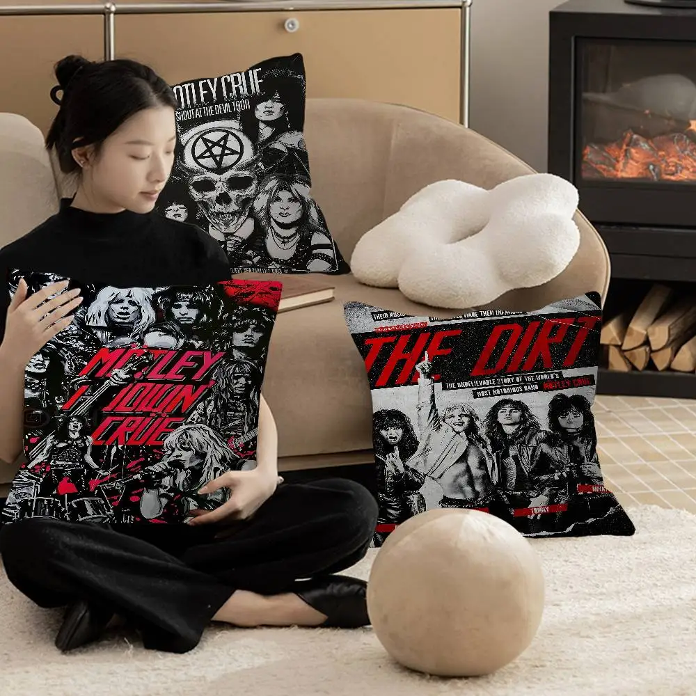 Band Motley_Crues-Retro Pillow Anime Pillow Sofa Bed Head Pi