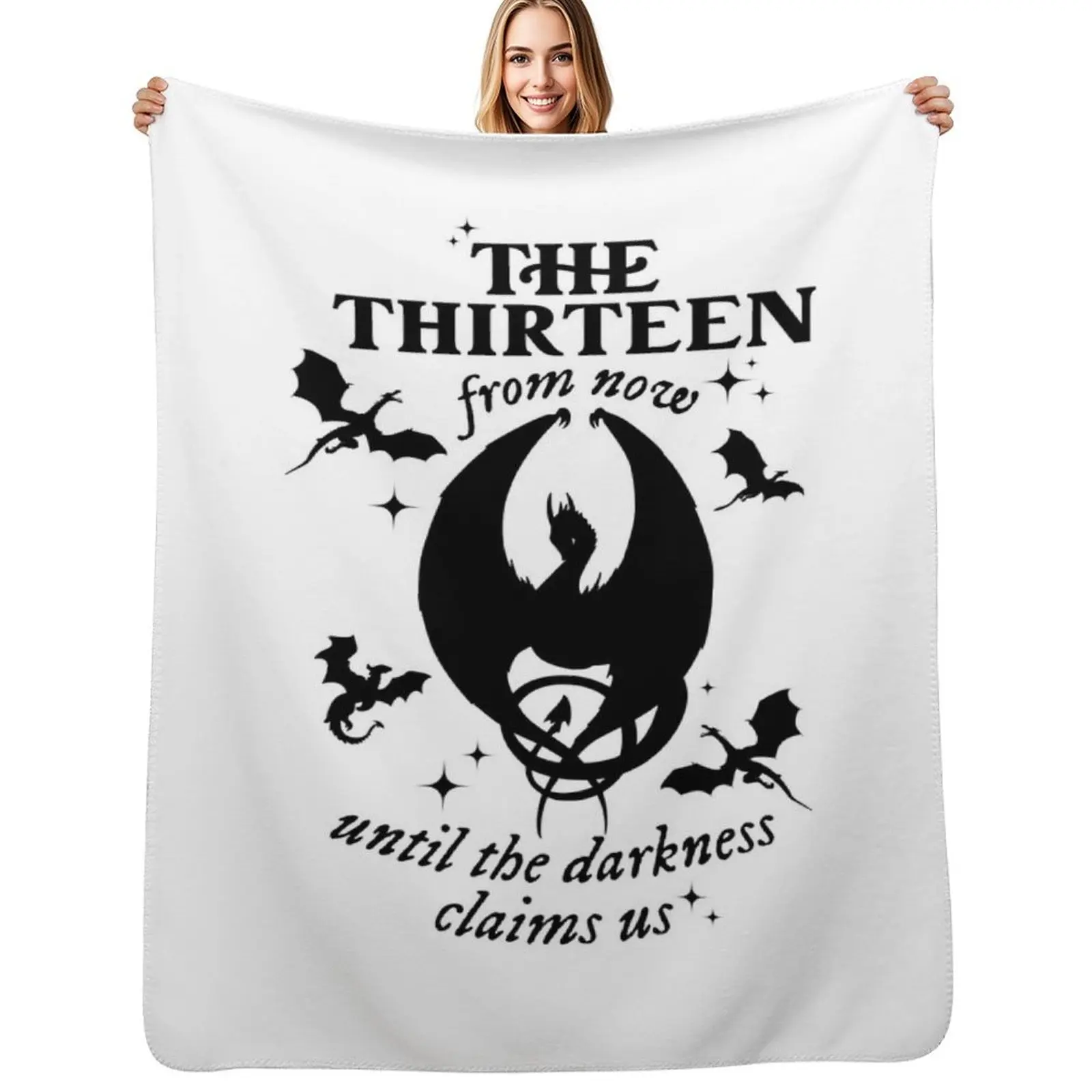 Manon Blackbeak, Manon, The Thirteen, Fireheart, Gift for her, Abraxos, Wyvern, Throne of Glass, Wyverns TOG Booki Throw Blanket